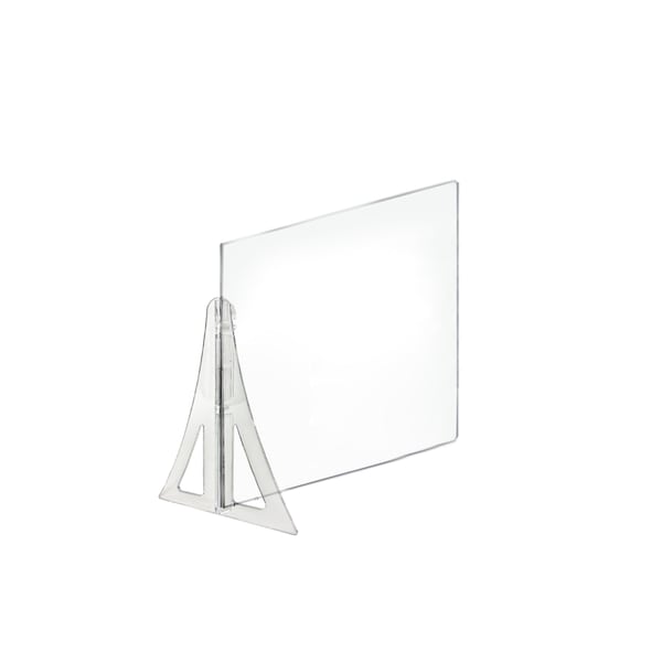 20" x 20" Single Leg Partition Shield, PK2